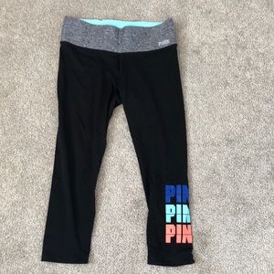 Victoria secret Pink  crop leggings